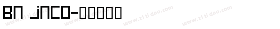 Bn jnco字体转换